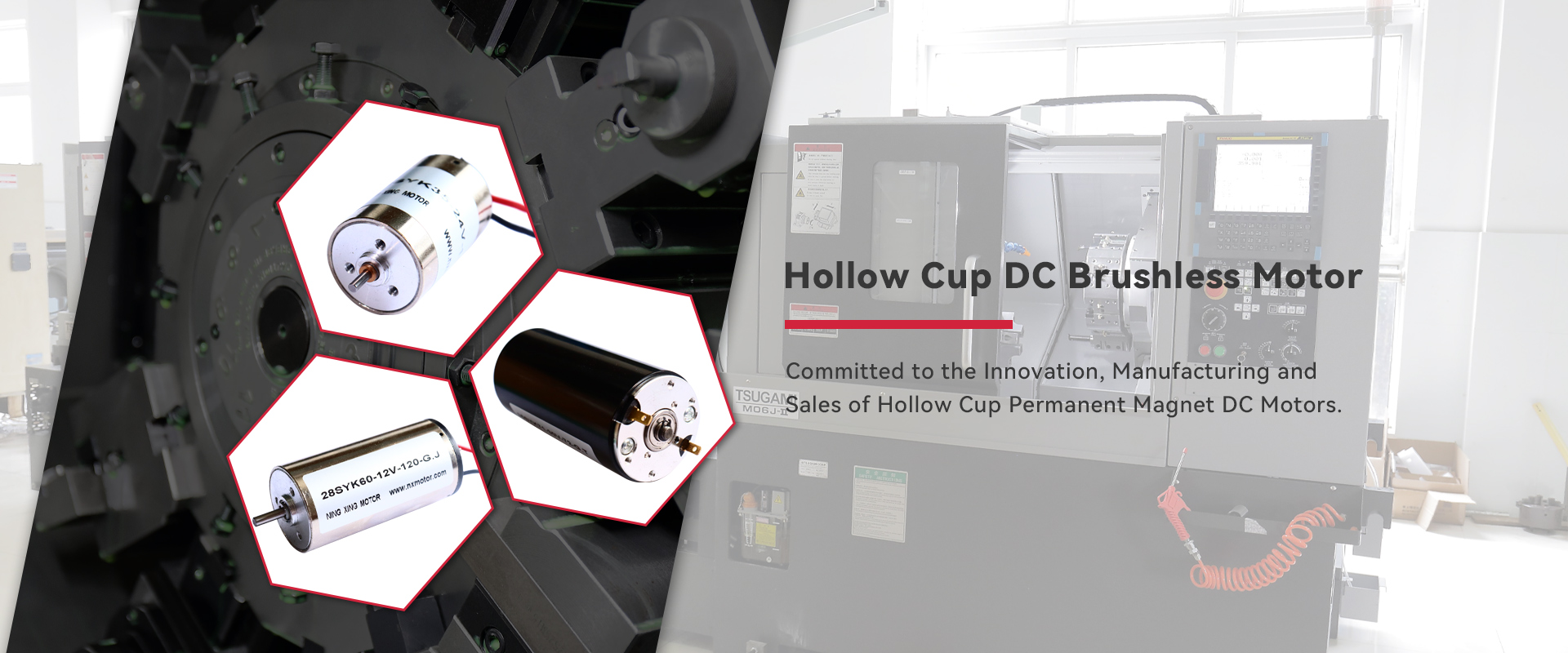 Txinako Hollow Cup DC Brushless Motor Fabrikatzaileak